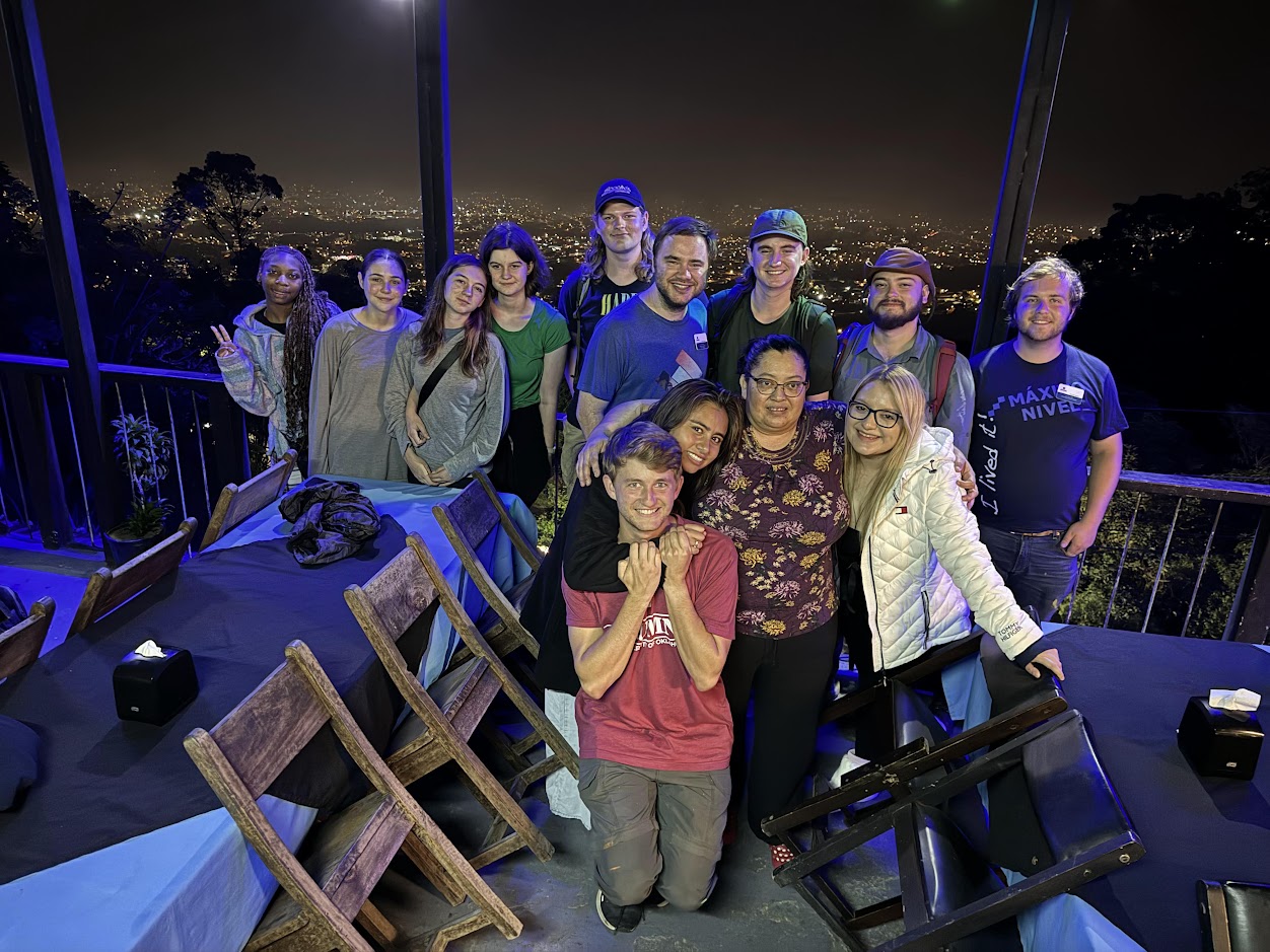 Night view group photo