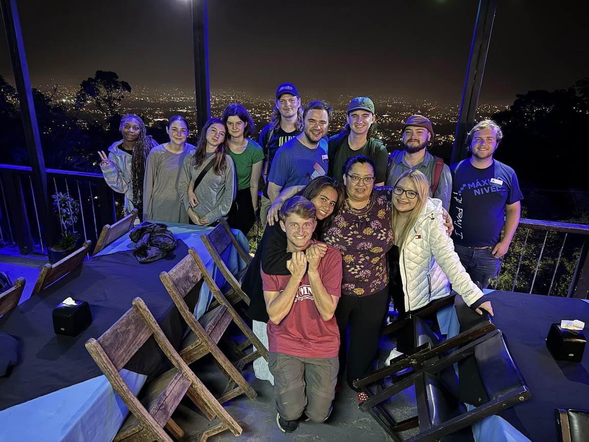 Night view group photo