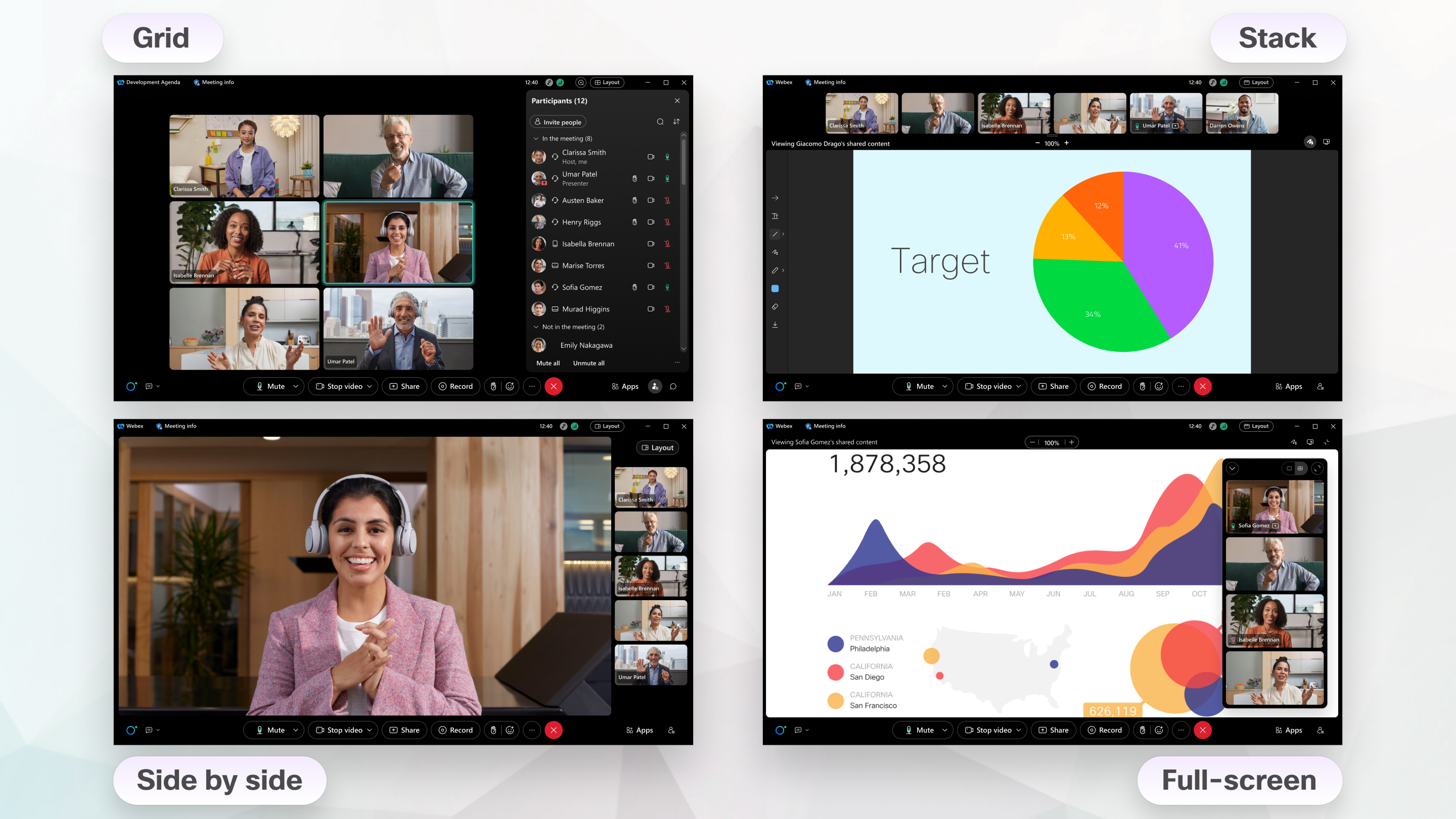 Webex Meeting Controls